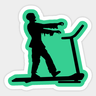 Zombie walking in the dead! Sticker